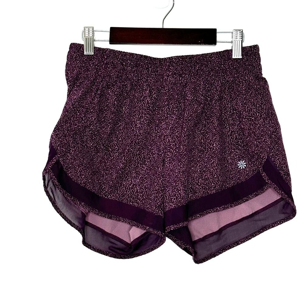 Athleta Printed Mesh Racer Run Short‎ 4"